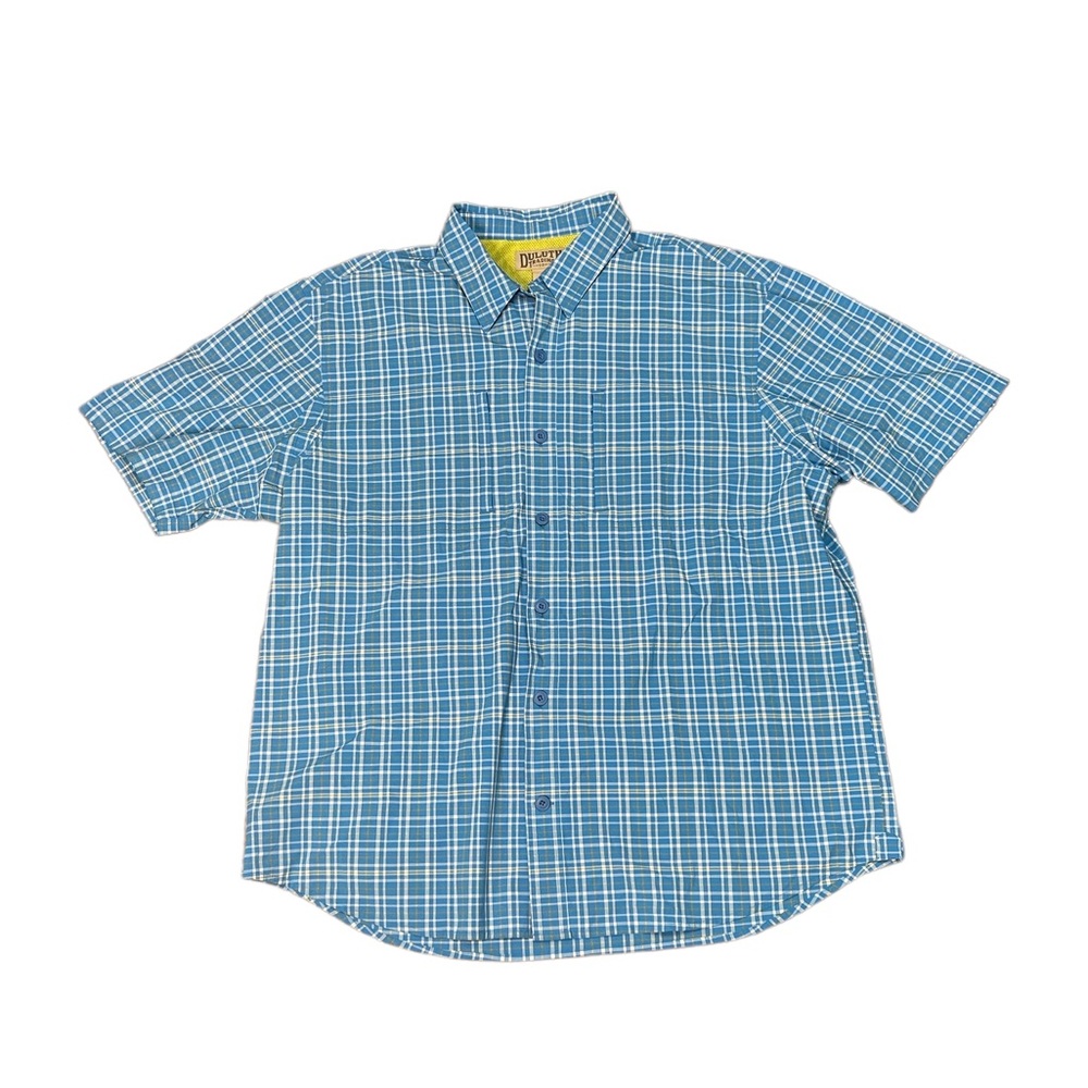 Duluth Trading Co Button Up XL Blue